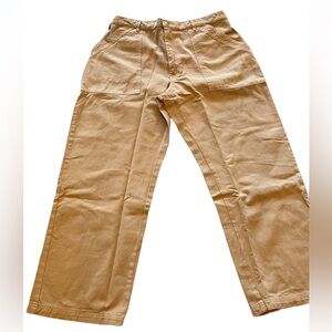 Big Bud Press Tan Cargo Pants with Straight Leg